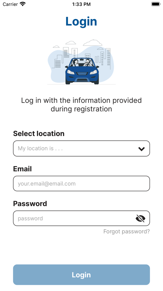 #2. ParkPlus Dashboard (iOS) Podle: ParkPlus
