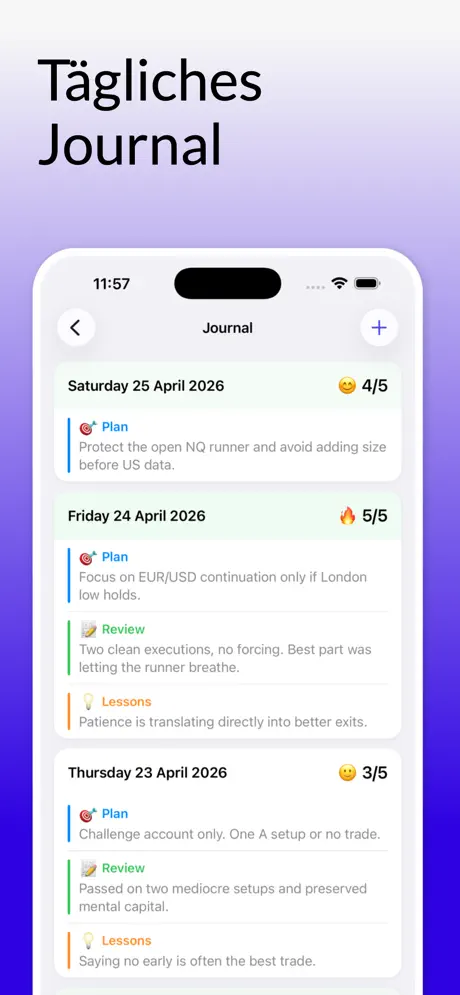 MyEdge Trading Tagebuch — iPhone-Screenshot 7