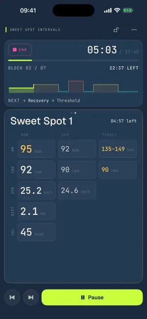 SweatCue screenshot 4