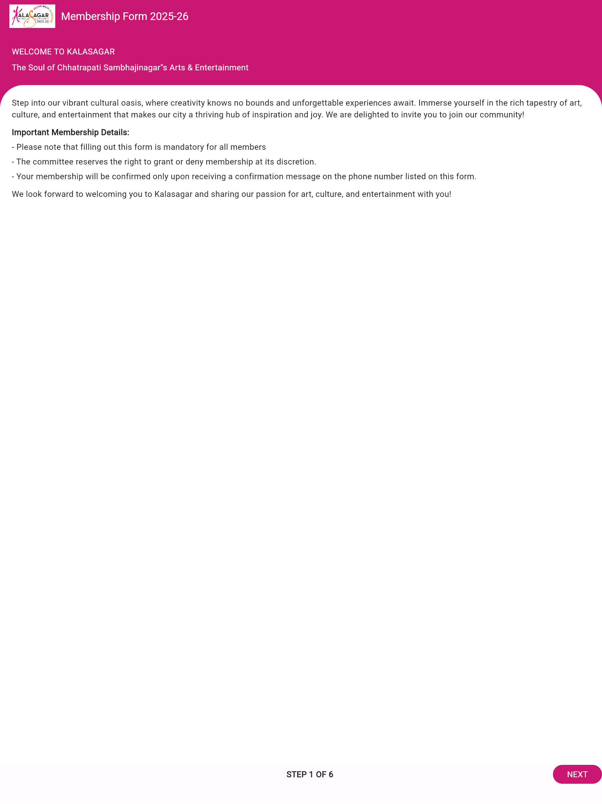 Kalasagar App