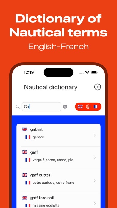 Nautical dictionary Screenshot