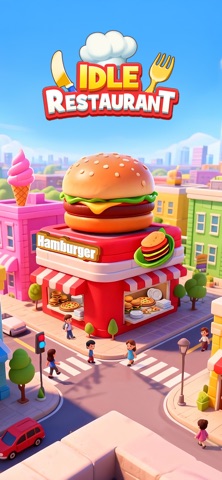 Idle Restaurant Cooking Tycoon iPhone screenshot