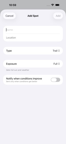 Ridewise - Ride Conditions screenshot