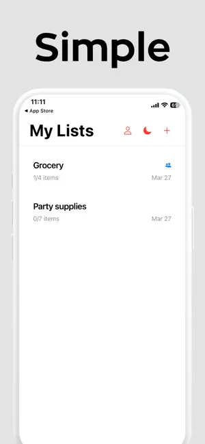 UtterList screenshot 1
