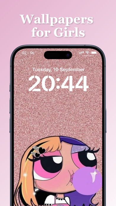 Wallpaper for Girl - Pink Cute Screenshot
