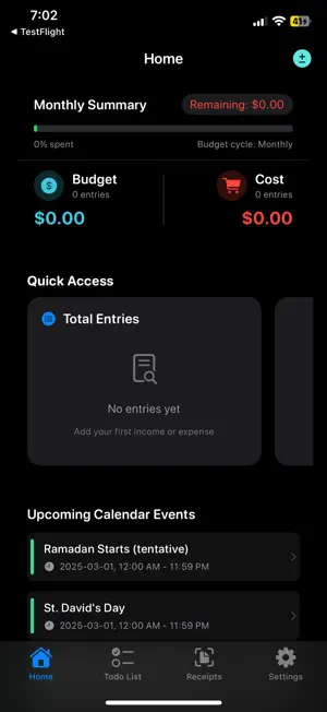 To Do List: Planner & Budget screenshot 3