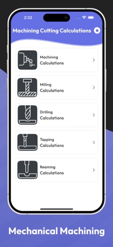 Machining Cutting Calculations screenshot