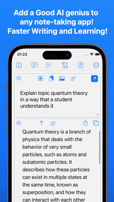 Screenshot 1 of FreeAI Chat - Ask Good AI All! App