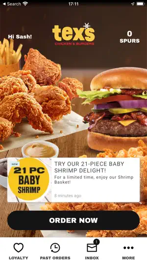 Tex's Chicken & Burgers screenshot 1