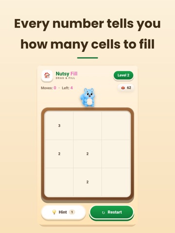 Number Block Fill : Nutsy