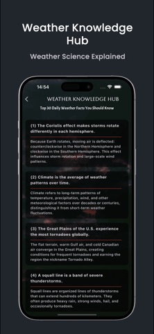 Weather Monitor - Forecast iPhone screenshot