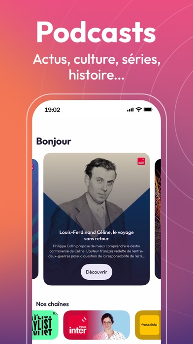 Radio France - podcast, direct Screenshot
