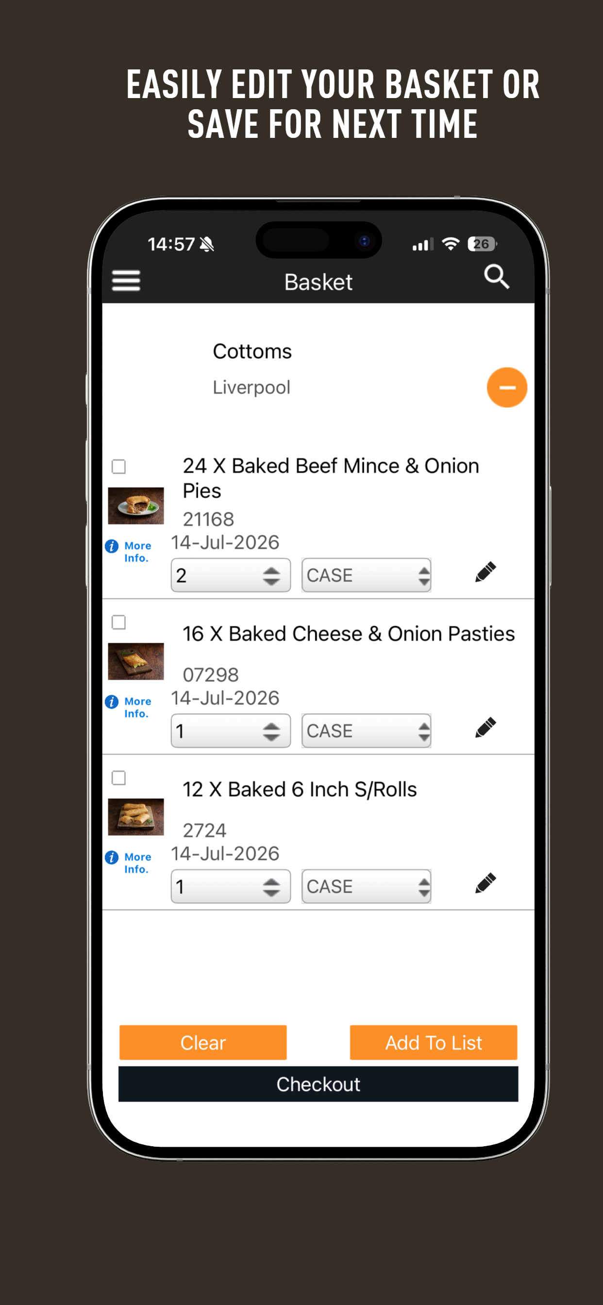 Cottoms Ordering App screenshot 6
