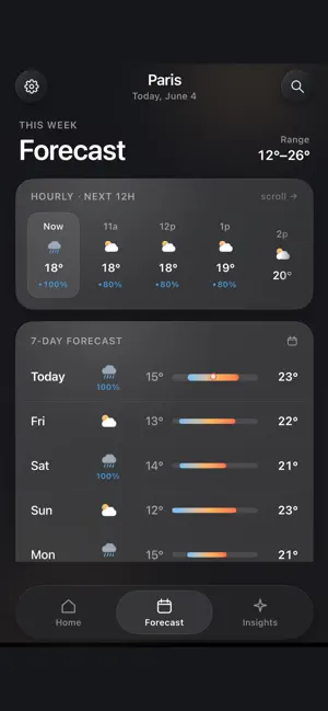 termometer innen iPhone screenshot 3
