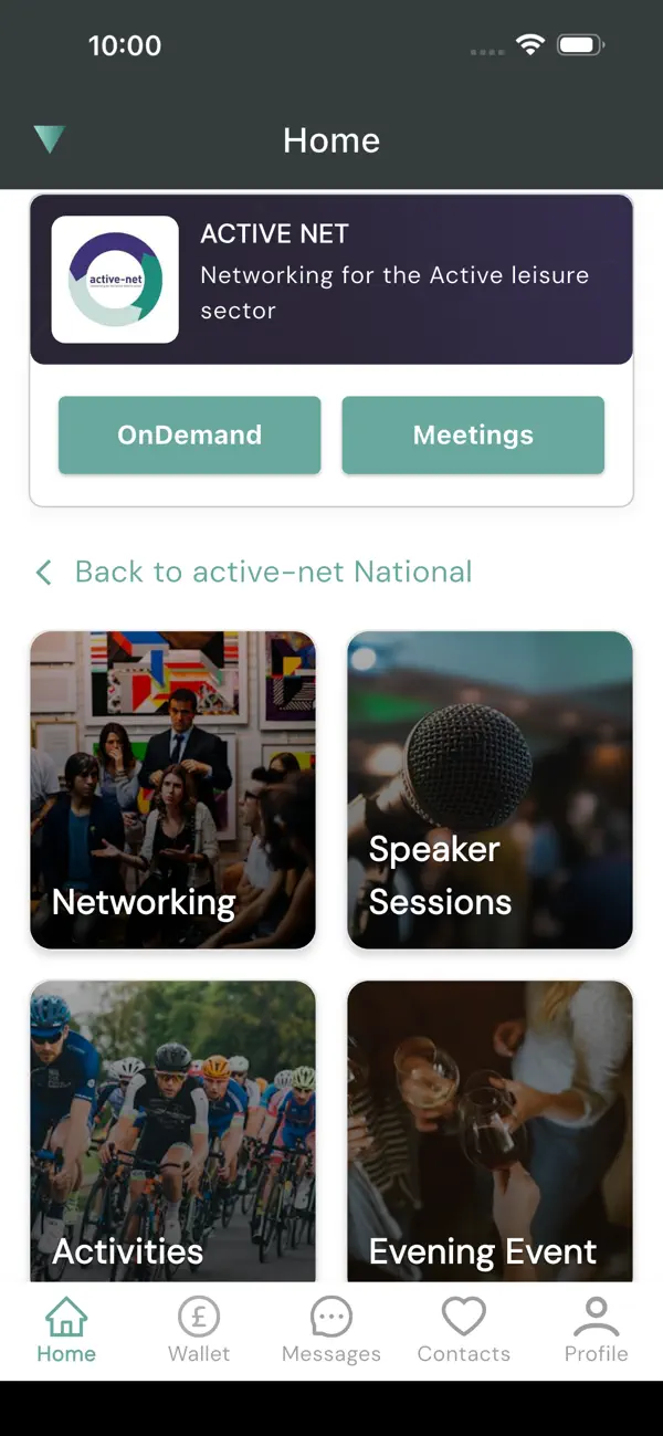 Screenshot #1 pour active-net: Networking Events