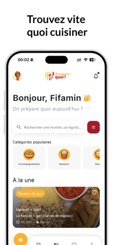 On prépare quoi screenshot
