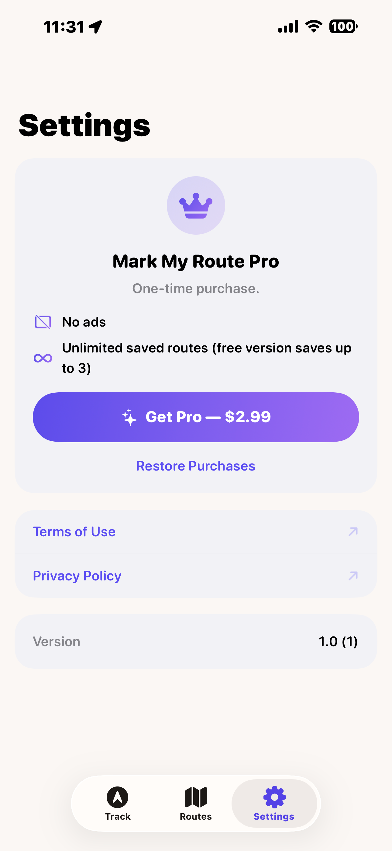 Mark My Route - Save Journeys