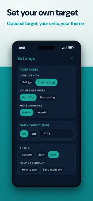 SaltTally: Sodium Calculator screenshot 4