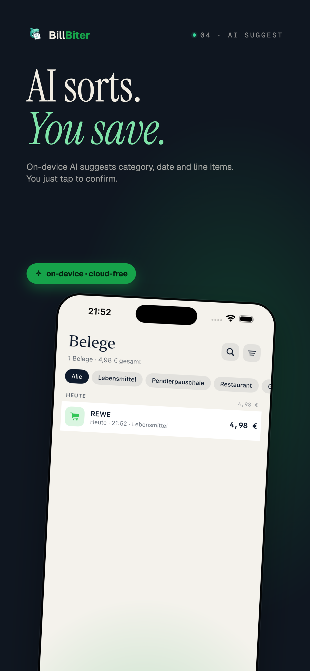 BillBiter: Receipts screenshot 4