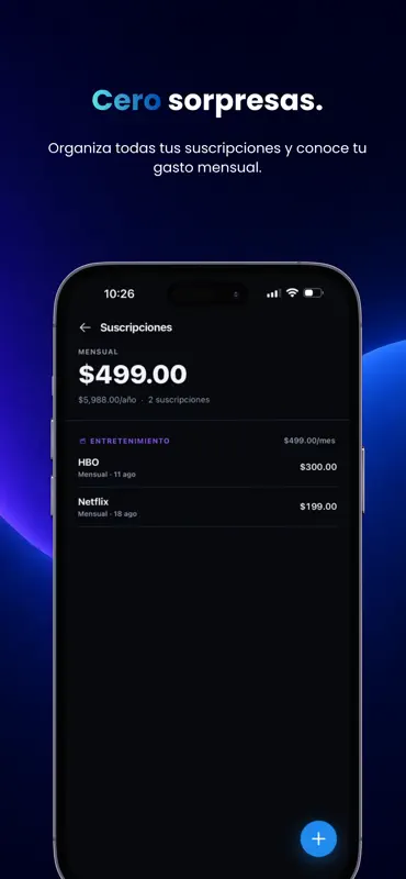 Presupuesto con IA | MyWealthy screenshot 9 of 10