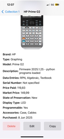 CalCollections Screenshot 2 of 5