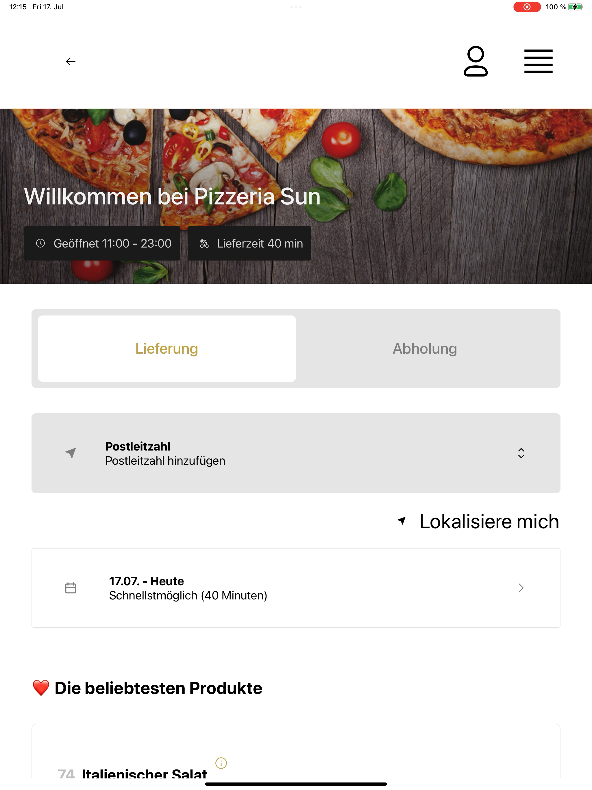 Pizzeria Sun screenshot 14