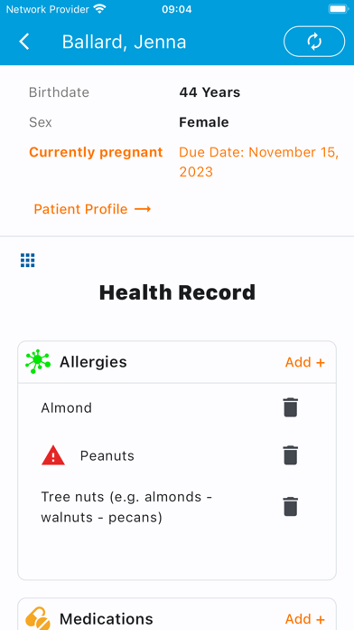 PocketPatientMD Screenshot