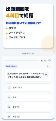 フードコーディネーター資格認定試験3級 合格ドリル iPhone screenshot