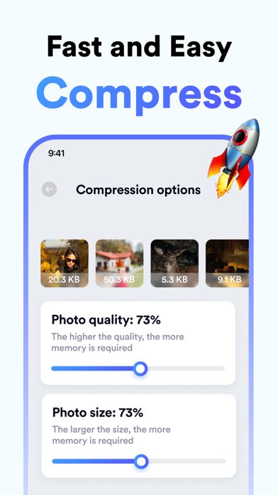 Compress Photos & Videos Screenshot
