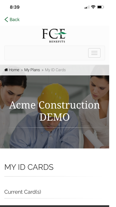 FCE Benefits Screenshot