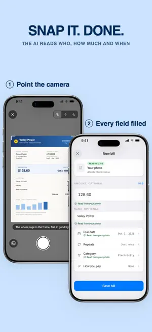 Bills Organizer: Bill Calendar screenshot 1