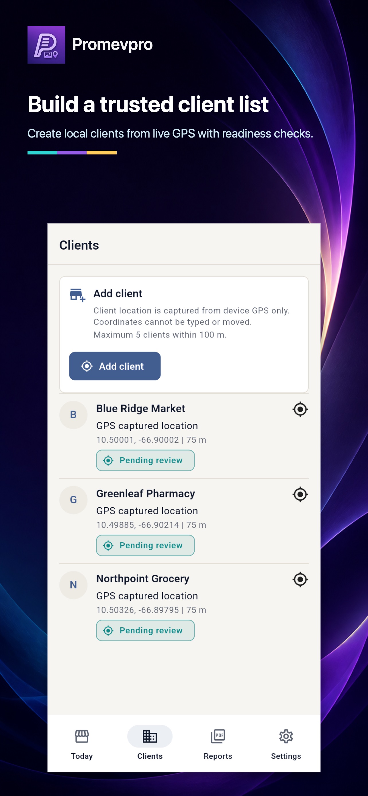 Screenshot 2 of Promevpro