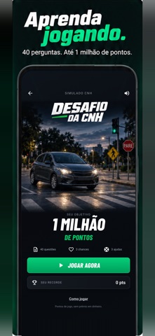 Simulado CNH: Prova 2026 iPhone screenshot 6