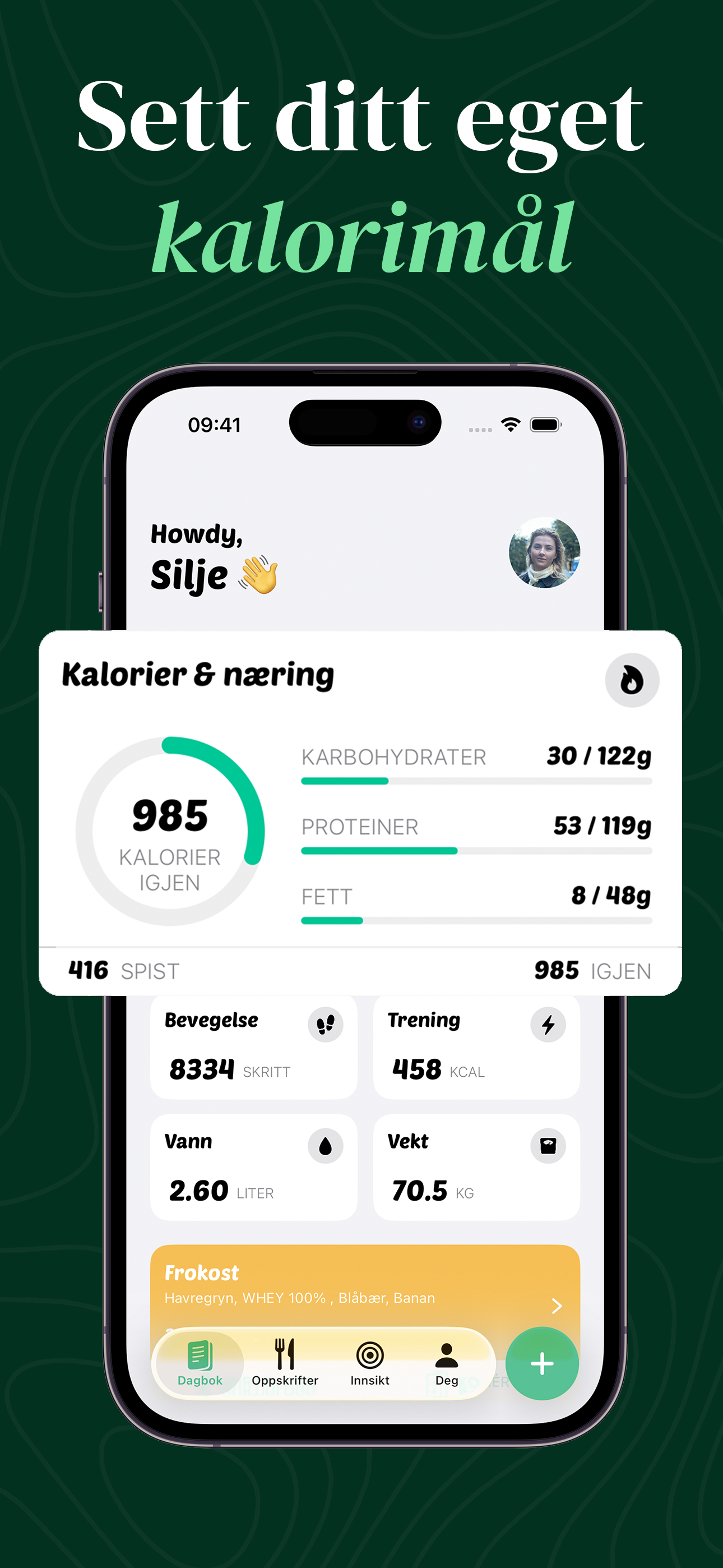 Kaloridagbok +