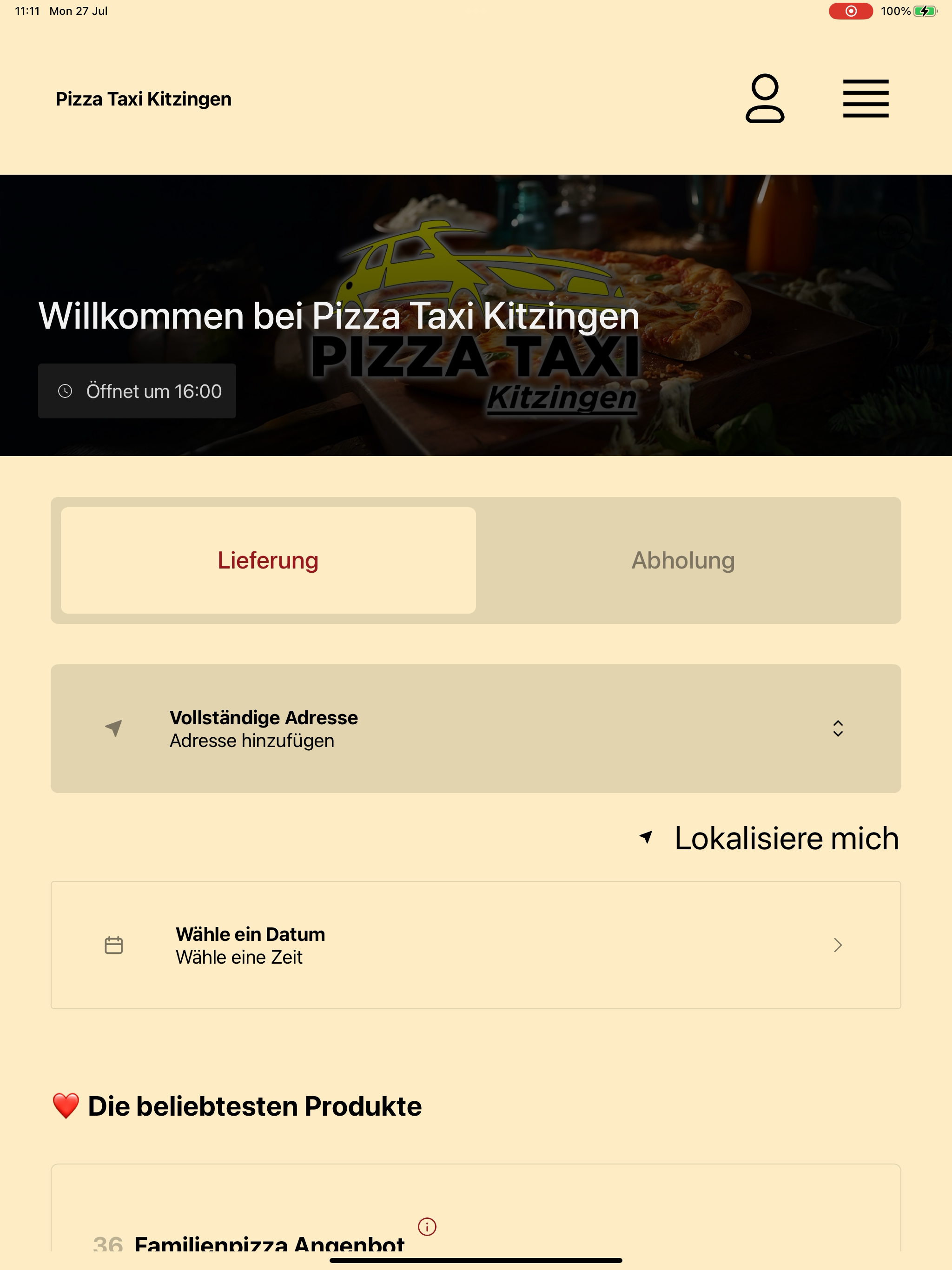 Pizza Taxi Kitzingen screenshot 14