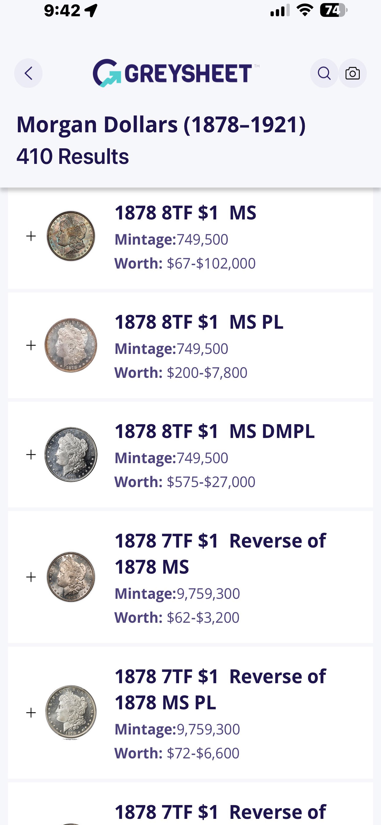 Greysheet: Rare Coin Pricing screenshot 3