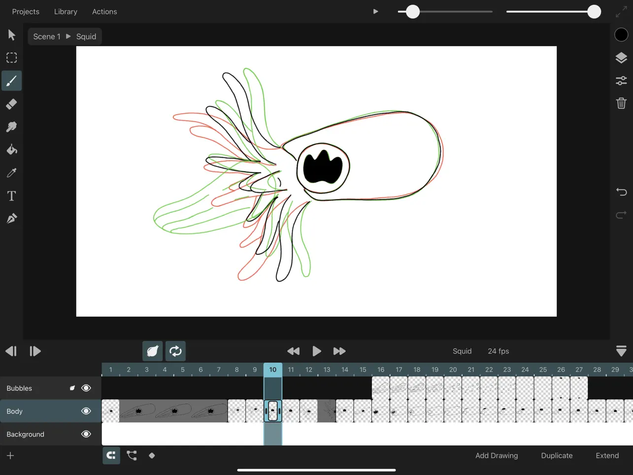 #1. ToonSquid (iOS) Által: Keiwan Donyagard