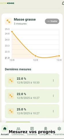 Nutriose screenshot