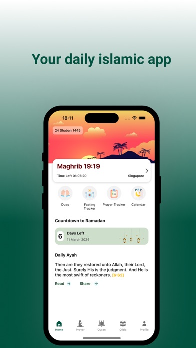 Muslim Ez: Quran Prayer Qibla Screenshot