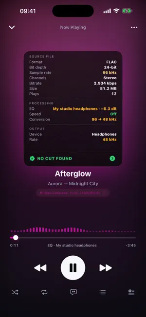 Lacquer: Hi-Res FLAC Verifier screenshot 1