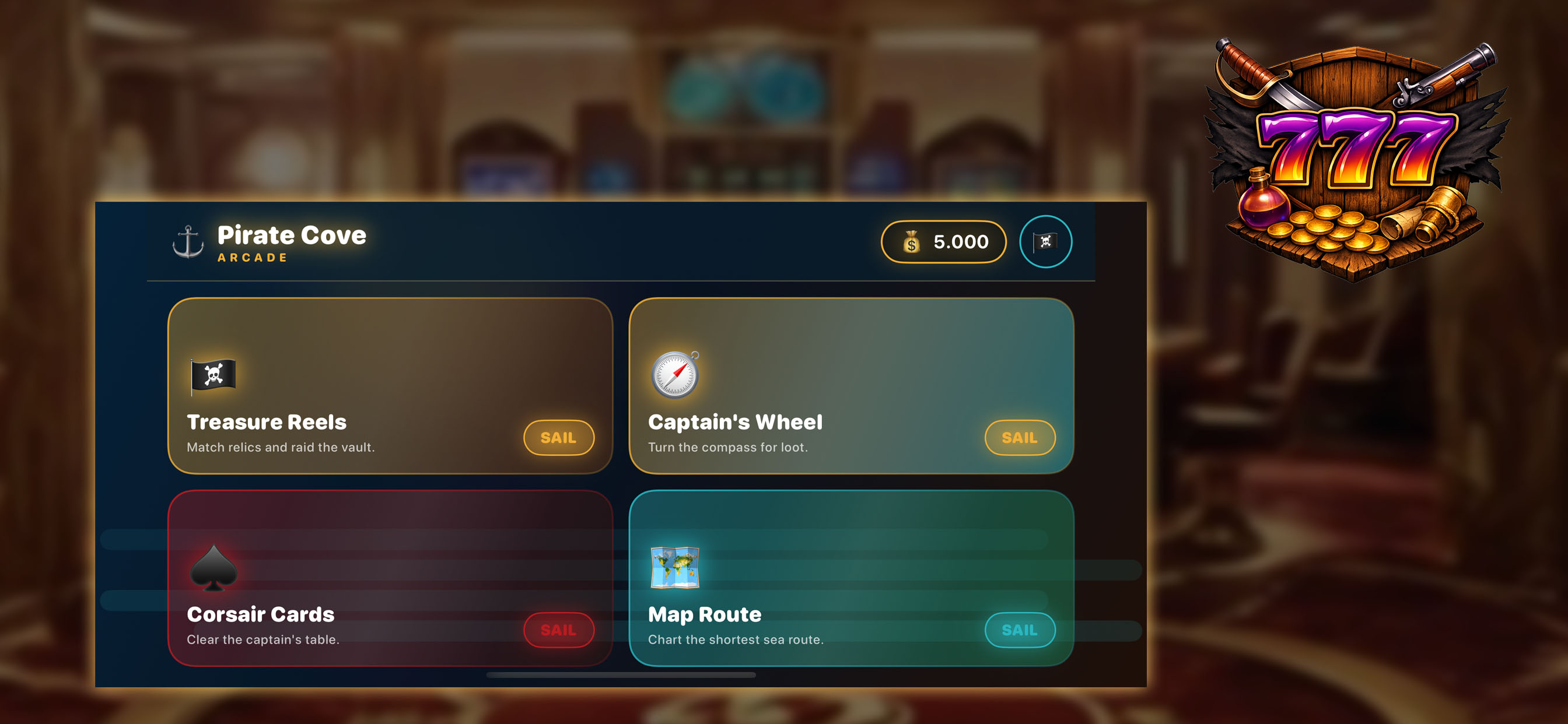 Pirate CoveArcade Slots
