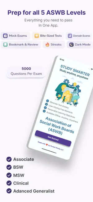 ASWB Pocket Study screenshot 1