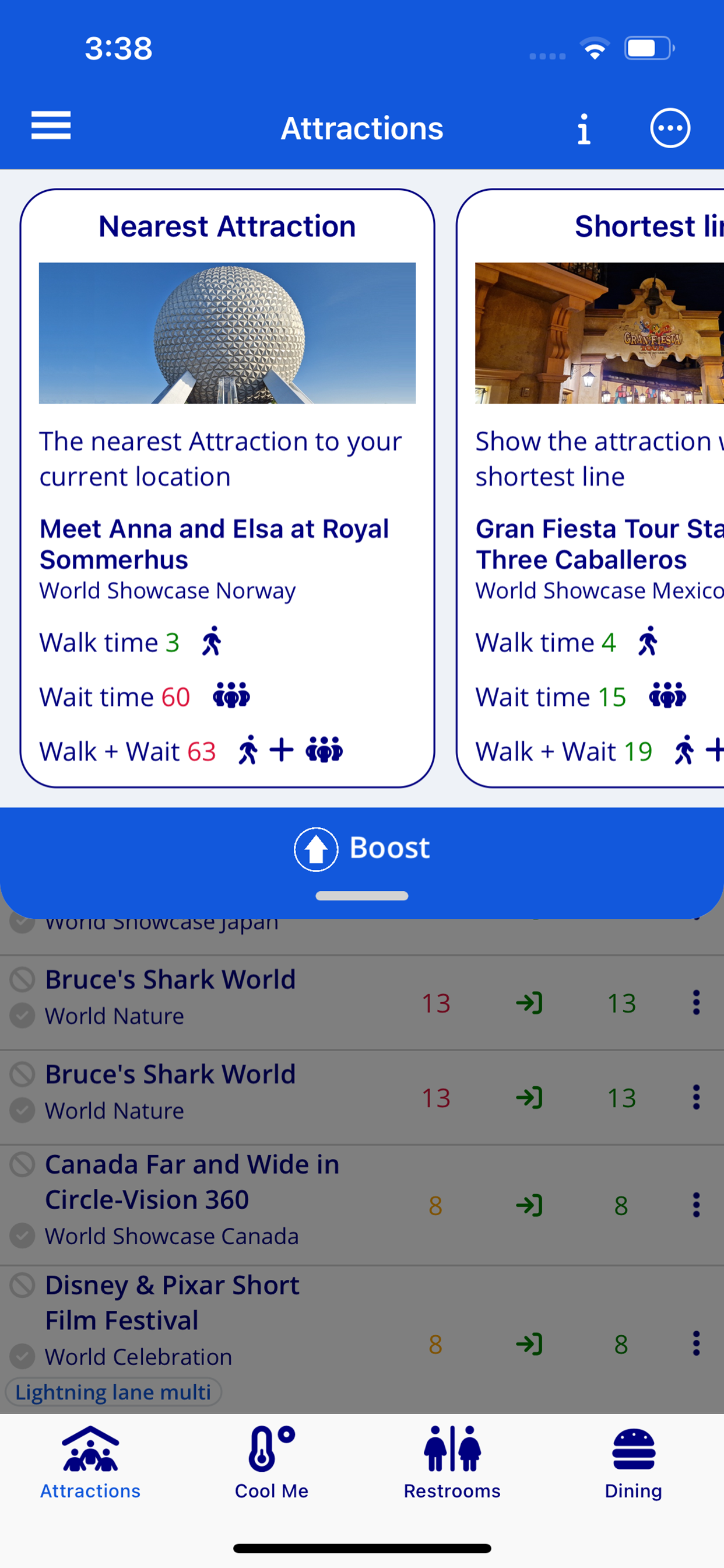 WDW Boost screenshot 4