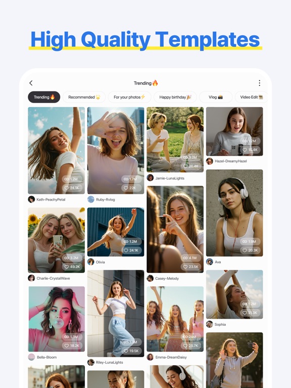 Spring - Video Editor iPad screenshot 8 - Photo & Video app