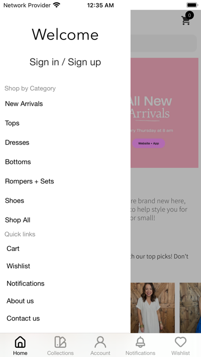 Shop Wild Arrow Boutique Screenshot