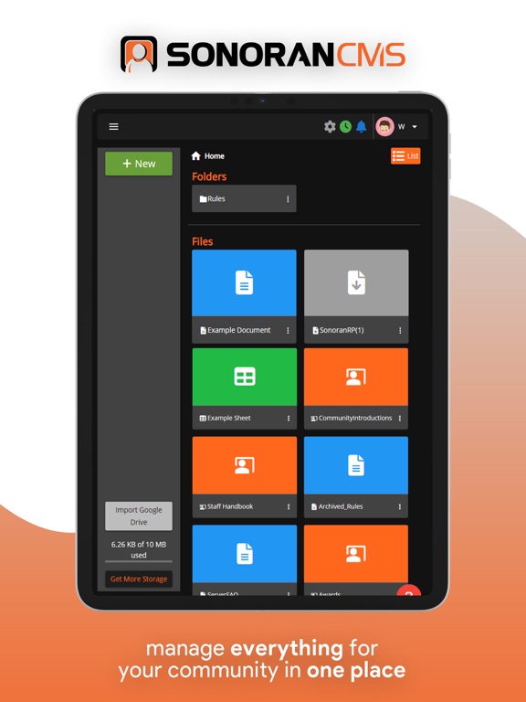 Screenshot #5 pour Sonoran CMS