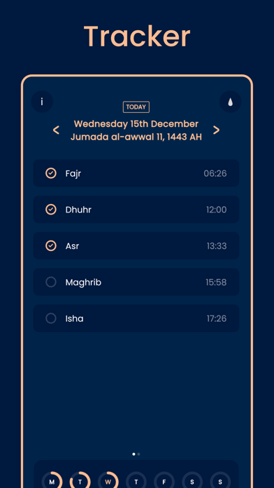 Pillars: Prayer Times & Qibla Screenshot