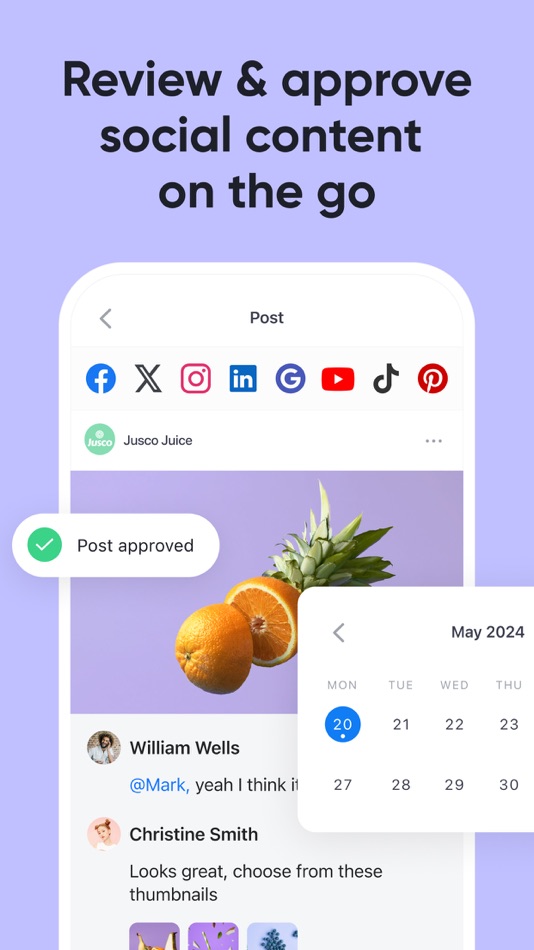 #1. Planable: social media planner (iOS) By: Planable Inc.