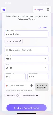 Gift Shopping AI screenshot