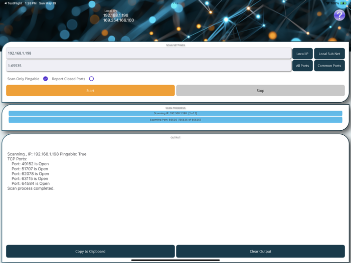 Network IP Port Scanner